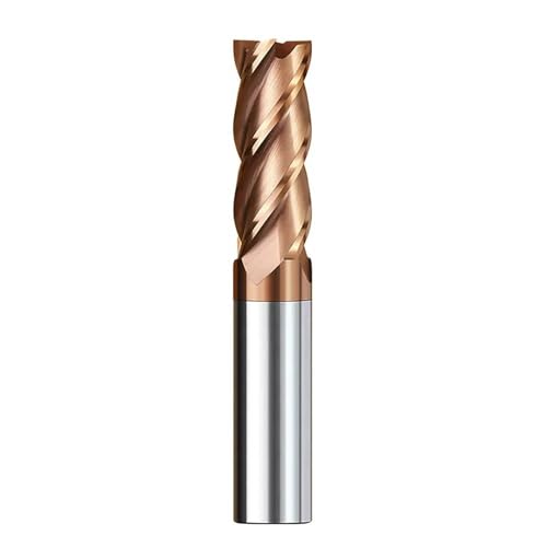 Temhyu HRC55 Fräser 4 Flöten Fräser 1-12 mm Hartmetall-Schaftfräser TiALN-beschichtete CNC-Maschinenfräswerkzeuge Schaftfräser(TiCN Coated,16xD16x70x150L) von Temhyu