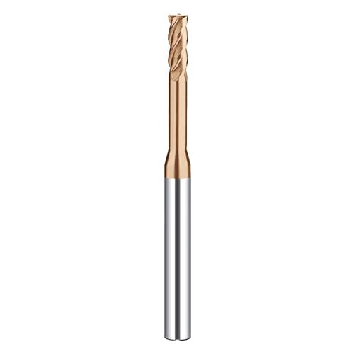 Temhyu HRC55 Wolframkarbid-Schaftfräser Metallfräser CNC-Fräser Langhals-Schaftfräser for die Drehmaschinenbearbeitung(D3.0-L12.0-H04) von Temhyu