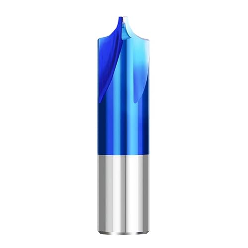 Temhyu R0.5-R5.0 Fräser Radius Eckenrundung Schaftfräser Hartmetallfräser for die Bearbeitung von CNC-Fräswerkzeugen(R3xD8x50L,NANO BLUE Coated) von Temhyu