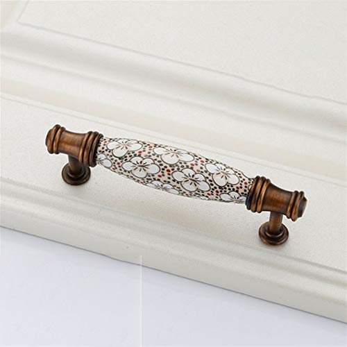 Temhyu Shuxiang-Exquisiter Griff Rustikal Schrankgriffe, Kaffee Keramik Griff Küche Kabinett behandelt Fach-Knöpfe Zink-Legierung Möbelgriff Cabinet Pulls Schrank Griffe und Knöpfe Hochwertiger Griff Temhyu Shuxiang-Exquisiter Griff Rustikal Schrankgriffe, Kaffee Keramik Griff Küche Kabinett behandelt Fach-Knöpfe Zink-Legierung Möbelgriff Cabinet Pulls Schrank Griffe und Knöpfe Hochwertiger Griff von Temhyu