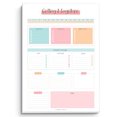 Brain Dump Notizblock, To-Do-Liste, Schreibtischunterlage, Produktivitätsplaner, ADHS-Tagesplaner, 50 undatierte Blätter zum Abreißen, A4 Brain Dump Notizblock, To-Do-Liste, Schreibtischunterlage, Produktivitätsplaner, ADHS-Tagesplaner, 50 undatierte Blätter zum Abreißen, A4 von Templatables