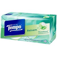 Tempo Taschentücherbox Balsam 4-lagig weiß, 90 Tücher von Tempo