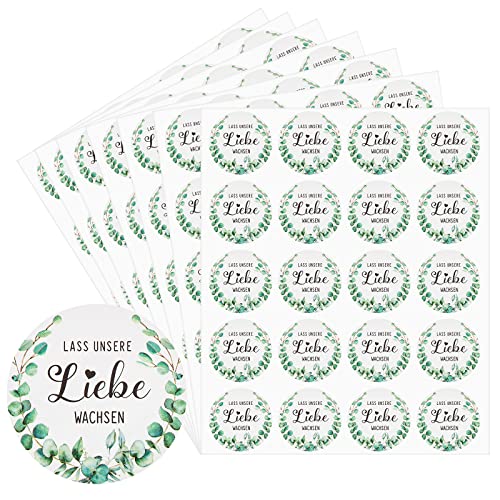 100 Stück 4 cm Lass Unsere Liebe Wachsen Aufkleber Hochzeit Eukalyptus Aufkleber Aquarell Grüne Blätter Runde Eukalyptus Sticker für Gastgeschenk Wedding Taufe Kommunion Geburtstag 100 Stück 4 cm Lass Unsere Liebe Wachsen Aufkleber Hochzeit Eukalyptus Aufkleber Aquarell Grüne Blätter Runde Eukalyptus Sticker für Gastgeschenk Wedding Taufe Kommunion Geburtstag von Tenare