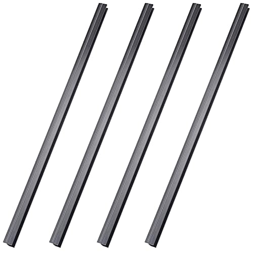 4 Stücke Hängemappen Schienen PVC Schwarze Ordner Schienen für 1/2 Schubladen Kanten Hängendes Ordner System Halten Sie Ihre Ordner Ordentlich und Organisiert von Tenare