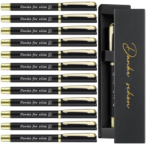Tenare 12 Set Dankeschön Geschenke Danke für Alles Kugelschreiber Danke Kugelschreiber Metall Druckkugelschreiber mit Geschenkboxen Abschied Danksagung Geschenk für Lehrer Kollegen Arzt Tenare 12 Set Dankeschön Geschenke Danke für Alles Kugelschreiber Danke Kugelschreiber Metall Druckkugelschreiber mit Geschenkboxen Abschied Danksagung Geschenk für Lehrer Kollegen Arzt von Tenare