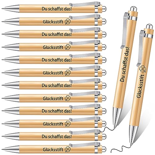 Tenare 12 Stück Glücksstift Dankeschön Kugelschreiber Geschenke Glücksbringer Stift für Kollegen Schüler Abschied Schüler Holz Kugelschreiber Motivation Kollegen Geschenk für Lehrer Mitarbeiter Tenare 12 Stück Glücksstift Dankeschön Kugelschreiber Geschenke Glücksbringer Stift für Kollegen Schüler Abschied Schüler Holz Kugelschreiber Motivation Kollegen Geschenk für Lehrer Mitarbeiter von Tenare