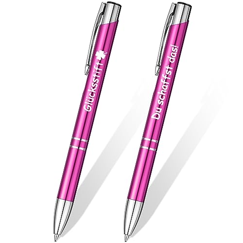 Tenare 2 Stück Inspirierende Einziehbare Kugelschreiber Metall Inspirierende Druckkugelschreiber mit Gravur Motivierende Kugelschreiber mit Spruch für Männer Frauen Schreibtischzubehör Geschenk (Rosa) Tenare 2 Stück Inspirierende Einziehbare Kugelschreiber Metall Inspirierende Druckkugelschreiber mit Gravur Motivierende Kugelschreiber mit Spruch für Männer Frauen Schreibtischzubehör Geschenk (Rosa) von Tenare