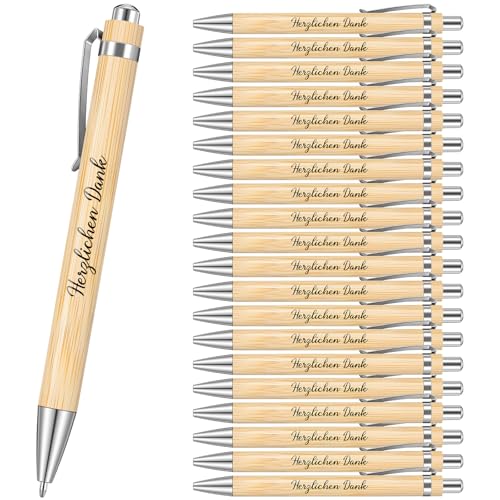 Tenare 20 Dankeschön Kugelschreiber Geschenke Holz Kugelschreiber mit Herzlichen Dank Spruch Druckkugelschreiber Abschiedsgeschenk für Kollegen Lehrer Mitarbeiter Danksagung Stift Geschenk für Gast Tenare 20 Dankeschön Kugelschreiber Geschenke Holz Kugelschreiber mit Herzlichen Dank Spruch Druckkugelschreiber Abschiedsgeschenk für Kollegen Lehrer Mitarbeiter Danksagung Stift Geschenk für Gast von Tenare