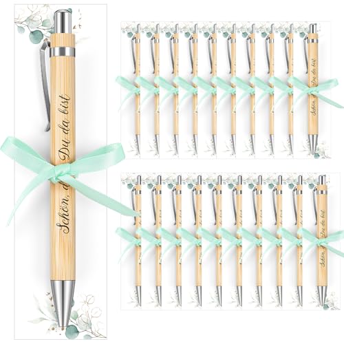 Tenare 20 Set Schön Das du da Bist Gastgeschenk Holz Kugelschreiber Druckkugelschreiber mit Spruch Karte Grasgrünes Band Dankeschön Gastgeschenke für Hochzeit Kommunion Taufe Geburtstag Tenare 20 Set Schön Das du da Bist Gastgeschenk Holz Kugelschreiber Druckkugelschreiber mit Spruch Karte Grasgrünes Band Dankeschön Gastgeschenke für Hochzeit Kommunion Taufe Geburtstag von Tenare