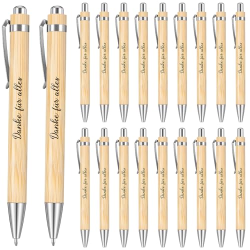 Tenare 20 Stück Dankeschön Kugelschreiber Geschenke Holz Kugelschreiber mit Spruch Danke für Alles Kollegen Zitate Druckkugelschreiber Abschied Danksagung Stift Geschenk für Lehrer Mitarbeiter Tenare 20 Stück Dankeschön Kugelschreiber Geschenke Holz Kugelschreiber mit Spruch Danke für Alles Kollegen Zitate Druckkugelschreiber Abschied Danksagung Stift Geschenk für Lehrer Mitarbeiter von Tenare