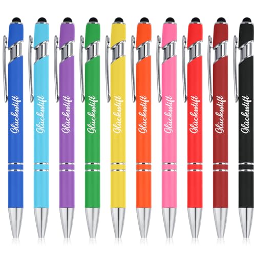 Tenare 20 Stück Glücksstift Schwarze Tinte Kugelschreiber mit Touchpen Inspirierende Druckkugelschreiber für Prüfung Abitur Aufmunterung Genesung Kollegen Familien (Lebendige Farben) Tenare 20 Stück Glücksstift Schwarze Tinte Kugelschreiber mit Touchpen Inspirierende Druckkugelschreiber für Prüfung Abitur Aufmunterung Genesung Kollegen Familien (Lebendige Farben) von Tenare