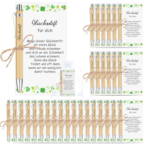 Tenare 30 Sets Glücksstift Geschenke Inspirierende Kugelschreiber Stift mit Spruch Holz Kuli mit Gravur Glücksstift mit Karte Organzabeutel Bedruckte Kugelschreiber für Prüfung Aufmunterung Kollegen Tenare 30 Sets Glücksstift Geschenke Inspirierende Kugelschreiber Stift mit Spruch Holz Kuli mit Gravur Glücksstift mit Karte Organzabeutel Bedruckte Kugelschreiber für Prüfung Aufmunterung Kollegen von Tenare