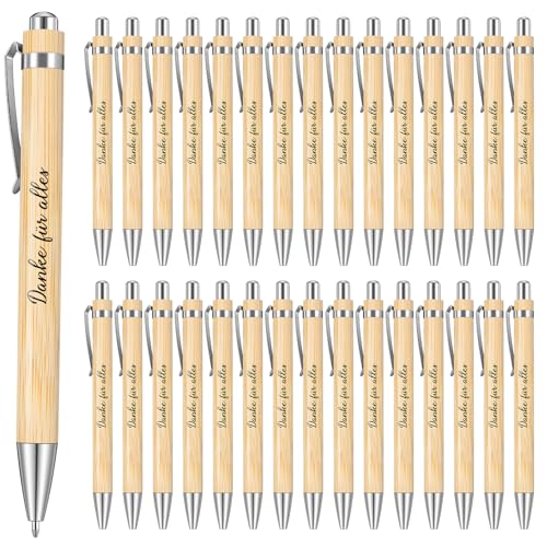 Tenare 30 Stück Dankeschön Kugelschreiber Geschenke Holz Kugelschreiber mit Spruch Danke für Alles Kollegen Zitate Druckkugelschreiber Abschied Danksagung Stift Geschenk für Lehrer Mitarbeiter Tenare 30 Stück Dankeschön Kugelschreiber Geschenke Holz Kugelschreiber mit Spruch Danke für Alles Kollegen Zitate Druckkugelschreiber Abschied Danksagung Stift Geschenk für Lehrer Mitarbeiter von Tenare