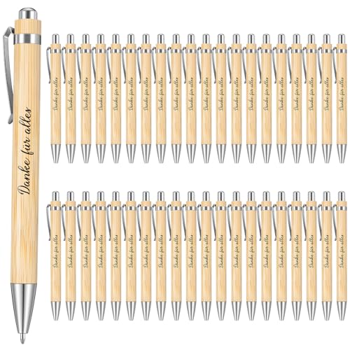 Tenare 40 Stück Dankeschön Kugelschreiber Geschenke Holz Kugelschreiber mit Spruch Danke für Alles Kollegen Zitate Druckkugelschreiber Abschied Danksagung Stift Geschenk für Lehrer Mitarbeiter Tenare 40 Stück Dankeschön Kugelschreiber Geschenke Holz Kugelschreiber mit Spruch Danke für Alles Kollegen Zitate Druckkugelschreiber Abschied Danksagung Stift Geschenk für Lehrer Mitarbeiter von Tenare