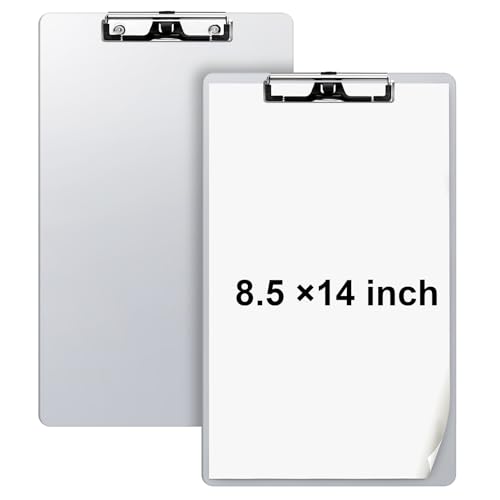 Tenceur Klemmbrett aus Aluminium, legale Größe, 21,6 x 35,6 cm, Metall-Klemmbrett mit Metallclip, strapazierfähig, hohe Kapazität, langlebig, geeignet für Rechtsanwälte und Geschäftsschule, Bürobedarf Tenceur Klemmbrett aus Aluminium, legale Größe, 21,6 x 35,6 cm, Metall-Klemmbrett mit Metallclip, strapazierfähig, hohe Kapazität, langlebig, geeignet für Rechtsanwälte und Geschäftsschule, Bürobedarf von Tenceur