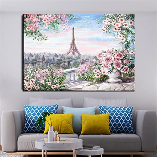 5D DIY Diamond Painting Bilder Full Drill,Landschaft Romantisches Paris Diamant Malen nach Zahlen für Erwachsene Kinder Strasssteine Kristallartiges Kreuzstichset für Home Décor Round Drill,50x70cm 5D DIY Diamond Painting Bilder Full Drill,Landschaft Romantisches Paris Diamant Malen nach Zahlen für Erwachsene Kinder Strasssteine Kristallartiges Kreuzstichset für Home Décor Round Drill,50x70cm von TengYuer