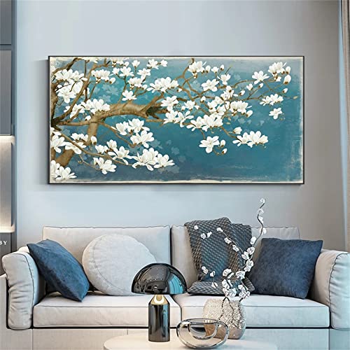 DIY Diamand Painting Abstrakte weiße Blume,50x100cm Diamond Painting Set,Erwachsene Voller Runder Bohrer 5D Strass Stickerei Kreuzstich Diamant Malerei für Wohnzimmer Schlafzimmer Wand Dekoration DIY Diamand Painting Abstrakte weiße Blume,50x100cm Diamond Painting Set,Erwachsene Voller Runder Bohrer 5D Strass Stickerei Kreuzstich Diamant Malerei für Wohnzimmer Schlafzimmer Wand Dekoration von TengYuer