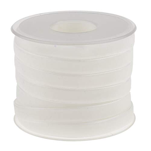 Tenlacum Samtband, 10 mm breit, 20 m, Weiß Tenlacum Samtband, 10 mm breit, 20 m, Weiß von Tenlacum