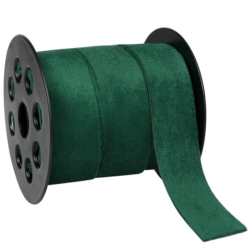 Grünes Samtband, 10 mm x 18 m, weiches, luxuriöses Samtband für Geschenkverpackungen, Blumensträuße, Bündelung, Hochzeitsdekoration, Schleifen und Basteln Grünes Samtband, 10 mm x 18 m, weiches, luxuriöses Samtband für Geschenkverpackungen, Blumensträuße, Bündelung, Hochzeitsdekoration, Schleifen und Basteln von Tenn Well