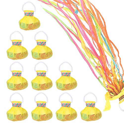 Tenorbass 10 Stück Wurf-Luftschlangen, Handwurf-Konfetti-Luftschlangen, kein Durcheinander, Papiercracker, Luftschlangen-Poppers für Silvester, Hochzeit, Party, Geburtstag, bunt Tenorbass 10 Stück Wurf-Luftschlangen, Handwurf-Konfetti-Luftschlangen, kein Durcheinander, Papiercracker, Luftschlangen-Poppers für Silvester, Hochzeit, Party, Geburtstag, bunt von Tenorbass