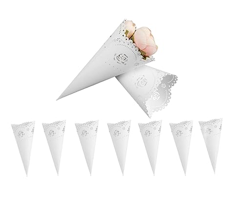 50stk Kegel für Hochzeit Konfetti Reis Liebesstil Geburtstag Papier Kegel Taufe Konfetti Konus Tüten Deko 50stk Kegel für Hochzeit Konfetti Reis Liebesstil Geburtstag Papier Kegel Taufe Konfetti Konus Tüten Deko von Teogneot