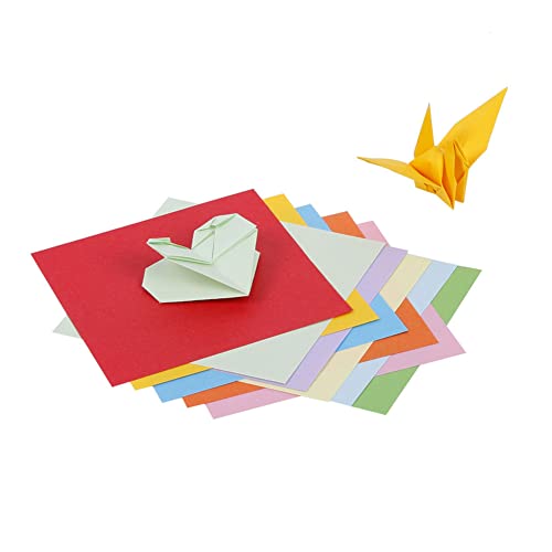 Buntes Origami Double Face Origami 10 verschiedene helle Farben 100 Blatt 25x25 cm Faltpapier für künstlerische Bastelprojekte Buntes Origami Double Face Origami 10 verschiedene helle Farben 100 Blatt 25x25 cm Faltpapier für künstlerische Bastelprojekte von Teogneot