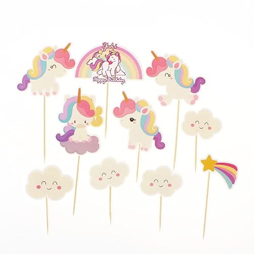 Cake Toppers Einhorn Tortendeko Geburtstag Kuchen kinder Einhorn Kuchen Topper 10 Stück Cake Toppers Einhorn Tortendeko Geburtstag Kuchen kinder Einhorn Kuchen Topper 10 Stück von Teogneot