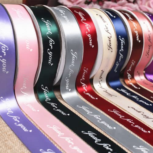 Personalisiertes Hochzeitsband – personalisiert mit jedem Logo oder Text, bedrucktes Band für Party, Hochzeit, Babyparty, 90 m, 15 mm von Ter