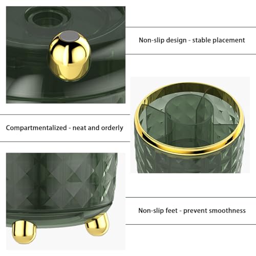 Terafeels Make Up Pinsel Aufbewahrung aus Kristall Make-up Pinselhalter Bürstenhalter Kosmetik Organizer Stiftbehälter Desktop Werkzeug Gold 8103 Terafeels Make Up Pinsel Aufbewahrung aus Kristall Make-up Pinselhalter Bürstenhalter Kosmetik Organizer Stiftbehälter Desktop Werkzeug Gold 8103 von Terafeels