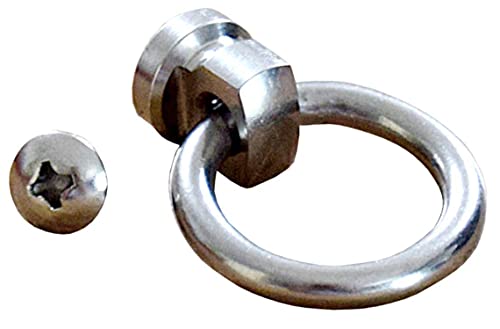 10 Premium O-Ringe aus EDELSTAHL mit Schraubgewinde inkl. Schraube, Halsbandring, ohne sichtbare Spaltmaße, verschweißt, geschliffen, poliert. Durchmesser: 20 mm 10 Premium O-Ringe aus EDELSTAHL mit Schraubgewinde inkl. Schraube, Halsbandring, ohne sichtbare Spaltmaße, verschweißt, geschliffen, poliert. Durchmesser: 20 mm von Terginum