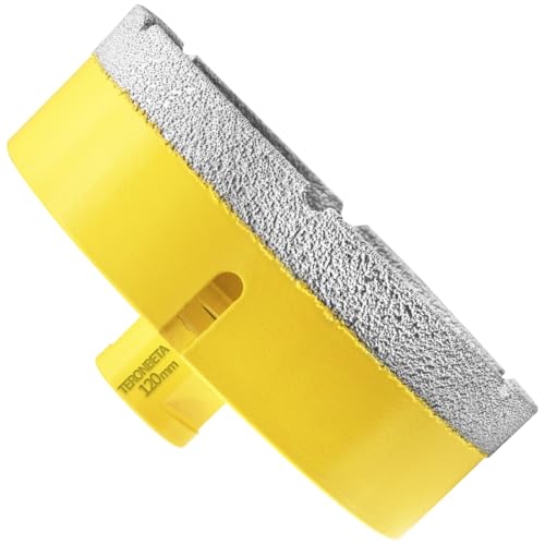 Teronbeta Diamant Fliesenbohrer 120mm, M14 Vakuumgelöteter Diamantbohrer Lochsäge Kernbohrer für Fliesen Porzellan Keramik Granit Marmor Teronbeta Diamant Fliesenbohrer 120mm, M14 Vakuumgelöteter Diamantbohrer Lochsäge Kernbohrer für Fliesen Porzellan Keramik Granit Marmor von Teronbeta