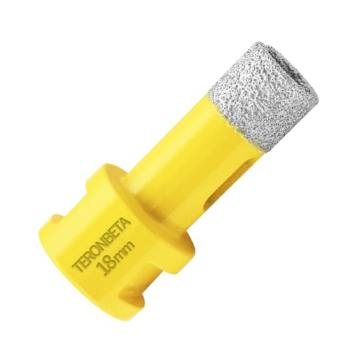Teronbeta Diamant Fliesenbohrer 18mm, M14 Vakuumgelöteter Diamantbohrer Lochsäge Kernbohrer für Fliesen Porzellan Keramik Granit Marmor Teronbeta Diamant Fliesenbohrer 18mm, M14 Vakuumgelöteter Diamantbohrer Lochsäge Kernbohrer für Fliesen Porzellan Keramik Granit Marmor von Teronbeta