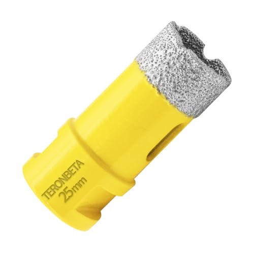 Teronbeta Diamant Fliesenbohrer 25mm, M14 Vakuumgelöteter Diamantbohrer Lochsäge Kernbohrer für Fliesen Porzellan Keramik Granit Marmor Teronbeta Diamant Fliesenbohrer 25mm, M14 Vakuumgelöteter Diamantbohrer Lochsäge Kernbohrer für Fliesen Porzellan Keramik Granit Marmor von Teronbeta