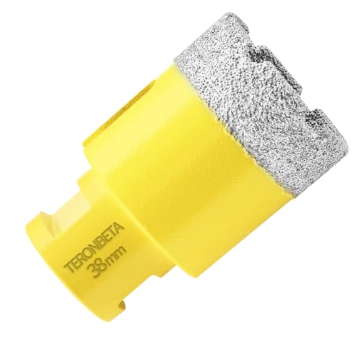 Teronbeta Diamant Fliesenbohrer 38mm, M14 Vakuumgelöteter Diamantbohrer Lochsäge Kernbohrer für Fliesen Porzellan Keramik Granit Marmor Teronbeta Diamant Fliesenbohrer 38mm, M14 Vakuumgelöteter Diamantbohrer Lochsäge Kernbohrer für Fliesen Porzellan Keramik Granit Marmor von Teronbeta