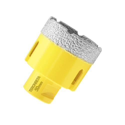 Teronbeta Diamant Fliesenbohrer 50mm, M14 Vakuumgelöteter Diamantbohrer Lochsäge Kernbohrer für Fliesen Porzellan Keramik Granit Marmor Teronbeta Diamant Fliesenbohrer 50mm, M14 Vakuumgelöteter Diamantbohrer Lochsäge Kernbohrer für Fliesen Porzellan Keramik Granit Marmor von Teronbeta