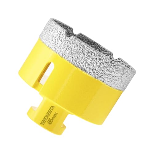 Teronbeta Diamant Fliesenbohrer 65mm, M14 Vakuumgelöteter Diamantbohrer Lochsäge Kernbohrer für Fliesen Porzellan Keramik Granit Marmor Teronbeta Diamant Fliesenbohrer 65mm, M14 Vakuumgelöteter Diamantbohrer Lochsäge Kernbohrer für Fliesen Porzellan Keramik Granit Marmor von Teronbeta