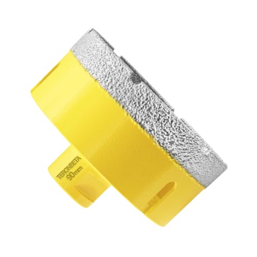 Teronbeta Diamant Fliesenbohrer 90mm, M14 Vakuumgelöteter Diamantbohrer Lochsäge Kernbohrer für Fliesen Porzellan Keramik Granit Marmor Teronbeta Diamant Fliesenbohrer 90mm, M14 Vakuumgelöteter Diamantbohrer Lochsäge Kernbohrer für Fliesen Porzellan Keramik Granit Marmor von Teronbeta