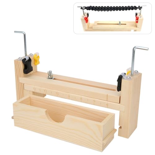 Armband Flechtwerkzeug, Paracord Armband Weberei Jig Kit Holz verstellbar Armband Halskette Maker DIY Craft Fixing Tool Armband Flechtwerkzeug, Paracord Armband Weberei Jig Kit Holz verstellbar Armband Halskette Maker DIY Craft Fixing Tool von Teror