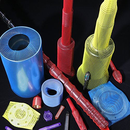 Netzschutzschlauch, Oberflächenschutznetz ProtectaSleeve Light, Ø 20-45mm, 50m pink, zum Schutz von empfindlichen Gegenständen bei Transport und Lagerung von TerraGala