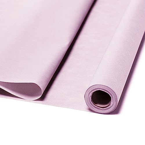 Premium Tischdecken aus Vlies, abwaschbar, leicht zuzuschneiden, mit Lotuseffekt (Lavendel, 1,2m x 20m) von TerraGala