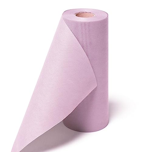 TerraGala Premium Tischläufer aus Vlies, abwaschbar, leicht zuzuschneiden, mit Lotuseffekt (Lavendel, 0,3m x 20m) von TerraGala