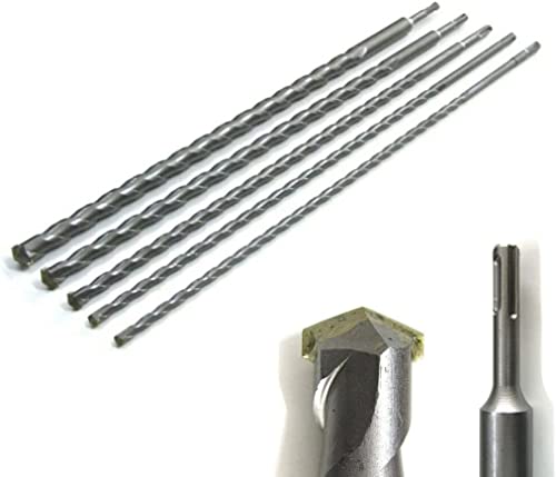 5 Stück SDS PLUS 600 mm Wandbohrersatz für Dübelbohrer Ø 10, 12, 16, 20, 24 mm für Beton, Stein, Beton 5 Stück SDS PLUS 600 mm Wandbohrersatz für Dübelbohrer Ø 10, 12, 16, 20, 24 mm für Beton, Stein, Beton von Terryshop74