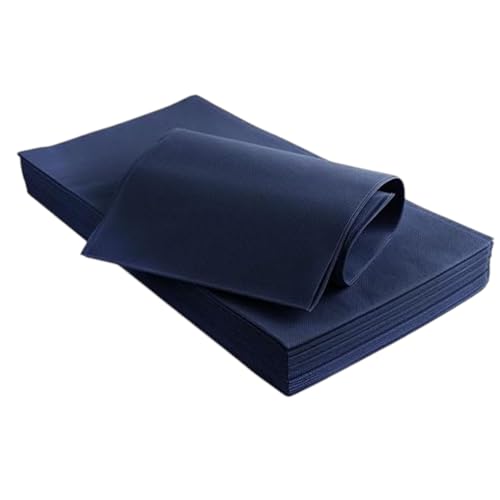 5 Tischdecken TNT Vlies 100 x 100 cm für Bars Restaurants, 5er Pack (5, Blau) von Terryshop74