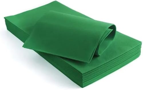 TNT Tischdecken - Format cm 100 x 100 - Packung mit 25 Tischdecken aus Vliesstoff, ideal für Restaurants, Pizzerien, Hotels, Gasthäuser (25, Grün) von Terryshop74