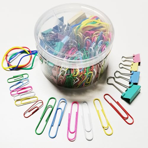 220 Binders Black Long Tail Clip, Metal Long Tail Clip, Büroklammer, Gummiband, Büroassistent von Terura