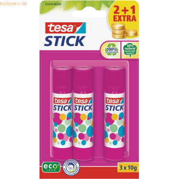 10 x Tesa Klebestift Alleskleber Stick ecoLogo ohne Lösungsmittel 10g 10 x Tesa Klebestift Alleskleber Stick ecoLogo ohne Lösungsmittel 10g von Tesa