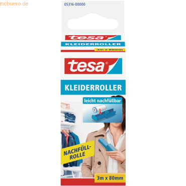 10 x Tesa Kleiderroller Nachfüllrolle 10 x Tesa Kleiderroller Nachfüllrolle von Tesa