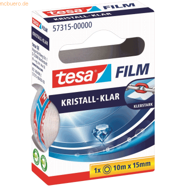 12 x Tesa Klebefilm tesafilm kristall-klar 15mmx10m 12 x Tesa Klebefilm tesafilm kristall-klar 15mmx10m von Tesa