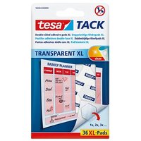 tesa TACK XL doppelseitige Klebepads 2,0 x 2,4 cm, 36 St. von Tesa