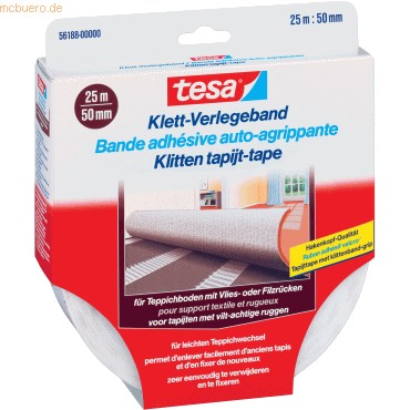 6 x Tesa Klett-Verlegeband 25mx50mm 6 x Tesa Klett-Verlegeband 25mx50mm von Tesa